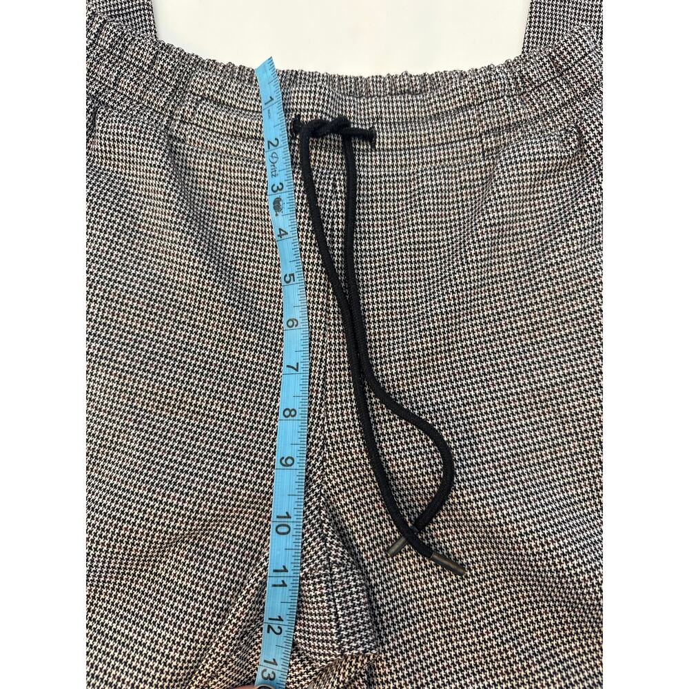 Houndstooth Ankle Pants Elastic Waist Workwear & Casual Trousers XS - Picture 8 of 8
